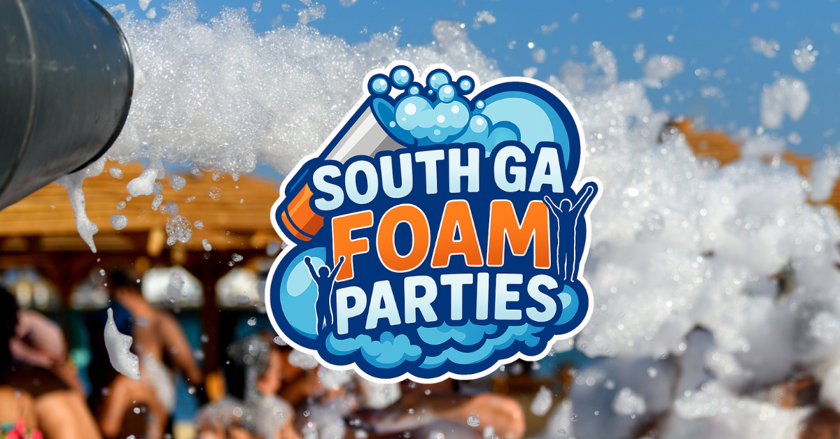 Kids enjoying foam party